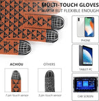 Achiou Winter Gloves, Glove for Men Women, Upgraded Touch Screen Texting Warm Running with Thermal Soft Knit Lining