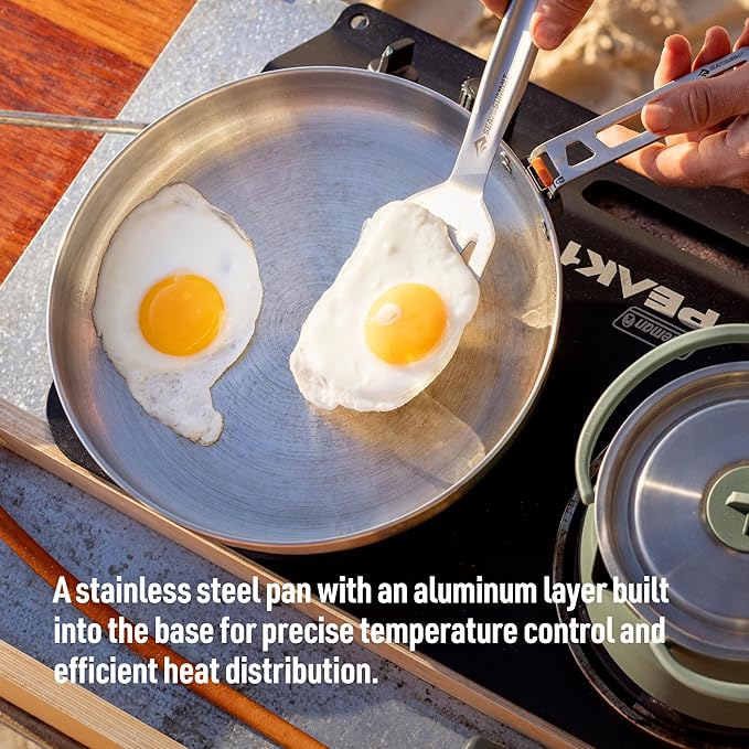 Sea to Summit Detour 10-Inch Stainless Steel Camping Pan