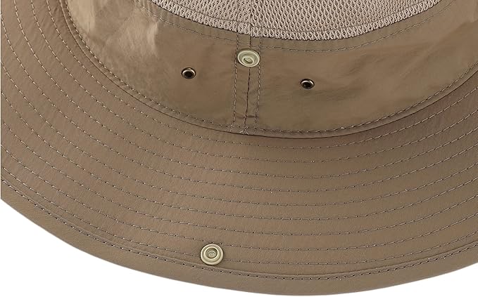 Connectyle Wide Brim Sun Hat for Men Breathable Cowboy Boonie Hat UPF 50+ Sun Protection Bucket Hat for Fishing Hiking