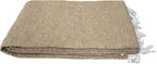 Open Road Goods Solid Color Mexican Yoga Blanket – Large Handwoven Throw for Yoga, Beach, Camping or Home – Soft and Durable Cotton Blend