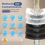 iSpring US31-PF Classic 3-Stage Under Sink Water Filtration System for Drinking, SGS-Tested PFAS Reducing, Tankless Under Sink Water Filter, High Capacity Water Filter for Sink, Pack of 1