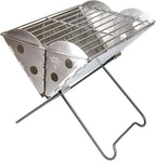 UCO Flatpack Portable Stainless Steel Grill and Fire Pit