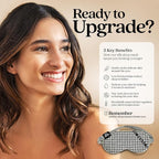 Pure Silk Sleep Mask [100% 6A Mulberry Silk, 22 Momme] Light Blocking Travel Essentials. Eye Masks for Sleeping. Black Oeko-Tex Blindfold. Eye Covers for Men & Women