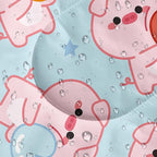 AILONEN Pink Lovely Rabbit Sleeping Bag for Girls Kids Adults,Warm and Cool Weather,Lightweight,Waterproof Backpacking,Cartoon Flowers Printed Bunny Sleeping Bag for Camping