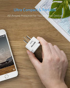 BESTEK Australia New Zealand Travel Plug Adapter, Grounded Universal Type I Plug Adapter AU to US Adapter, Compact for Australia, New Zealand and More