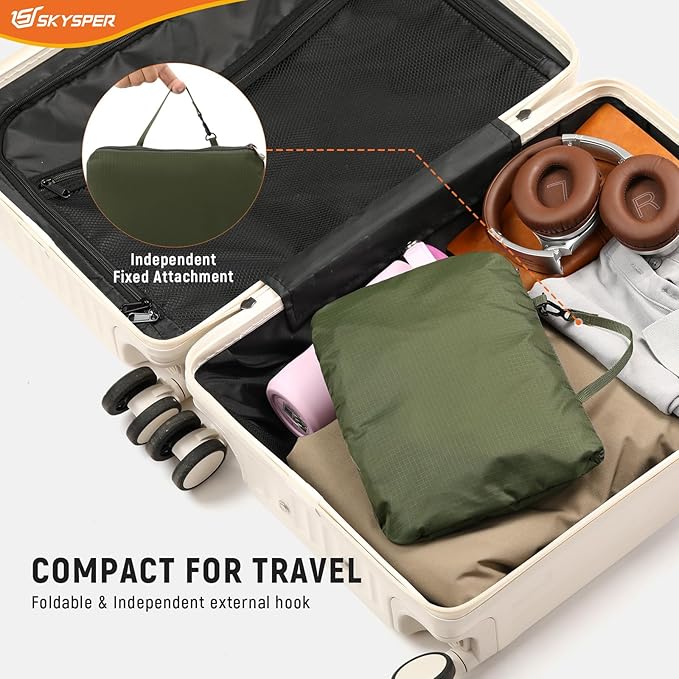 SKYSPER Small Hiking Backpack for Men Women 20L RFID Packable Daypack Ultralight Foldable Back Pack Lightweight Collapsible Travel Day Pack