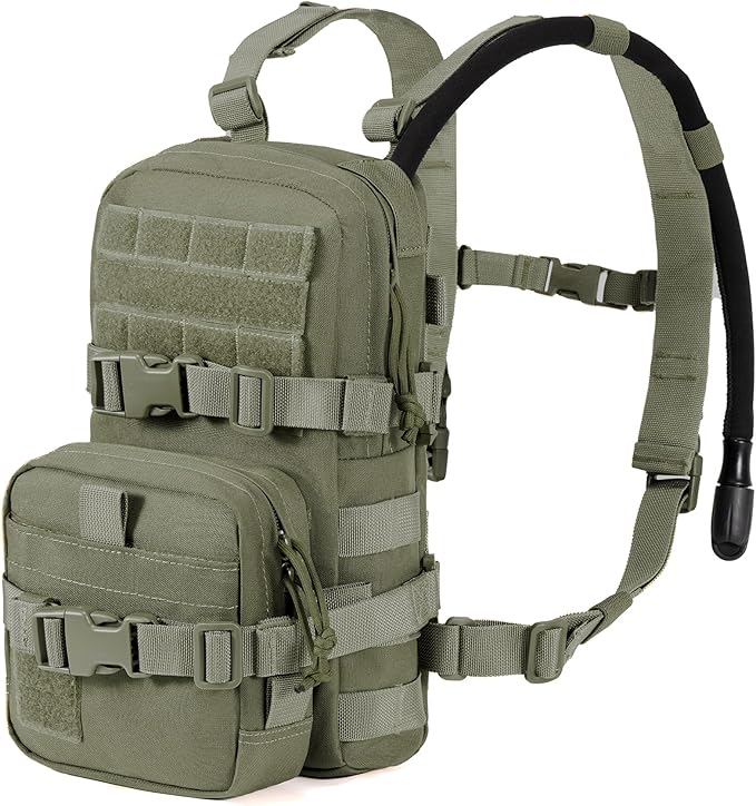 Tactical Small MOLLE Hydration Pack Outdoor Water Bladder Carrier Pack for Vest Backpack