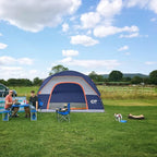 CAMPROS CP Tents for Camping 6 Person Tent Waterproof Windproof Double Layer Family Camping Tent, Easy Setup Dome Tent with Large Mesh Windows & Wider Door for Outdoor Camping & Hiking