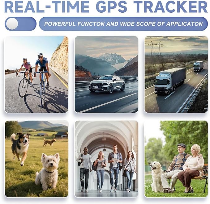 0.8 inch!Hidden Mini GPS Tracker for Vehicles Portable Real Time Magnetic Tracking Device Car Full Global Coverage Location Kids Dogs Trucks Person No Subscription Required Monthly Fee (1, small Size)