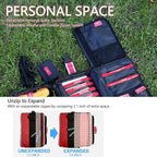 Advanced Comprehensive First Aid Kit with Well Organized Labelled Compartments Removable MOLLE System First Aid Trauma Kits for Car, Home,Camping, Office and etc.-401 Piece