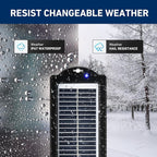 MEGSUN 12 Volt 3W Solar Car Battery Maintainer Trickle Chargers Kits, Portable Waterproof Solar Panel Charging Kit for Car, Boats, RV, Trailer, Camper, Automotive, Motorcycle, Snowmobile. (3W)