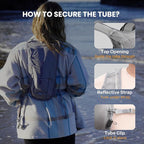 EVERFUN Hydration Backpack Running Vest Small Hiking Water Backpack with 1.5L Water Bladder for Women Men, Lightweight Reflective Dayhike Hydro Pack for Trail Running, Biking, Race, Marathons