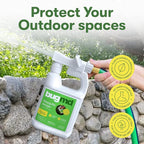 BugMD Mosquito Amigo Ant Killer & Bug Spray - Outdoor Roach, Cockroach, and Spider Killer, Fly and Insect Defense, Natural Plant-Based Formula, Safe with Essential Oils