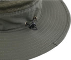 Connectyle Wide Brim Sun Hat for Men Breathable Cowboy Boonie Hat UPF 50+ Sun Protection Bucket Hat for Fishing Hiking
