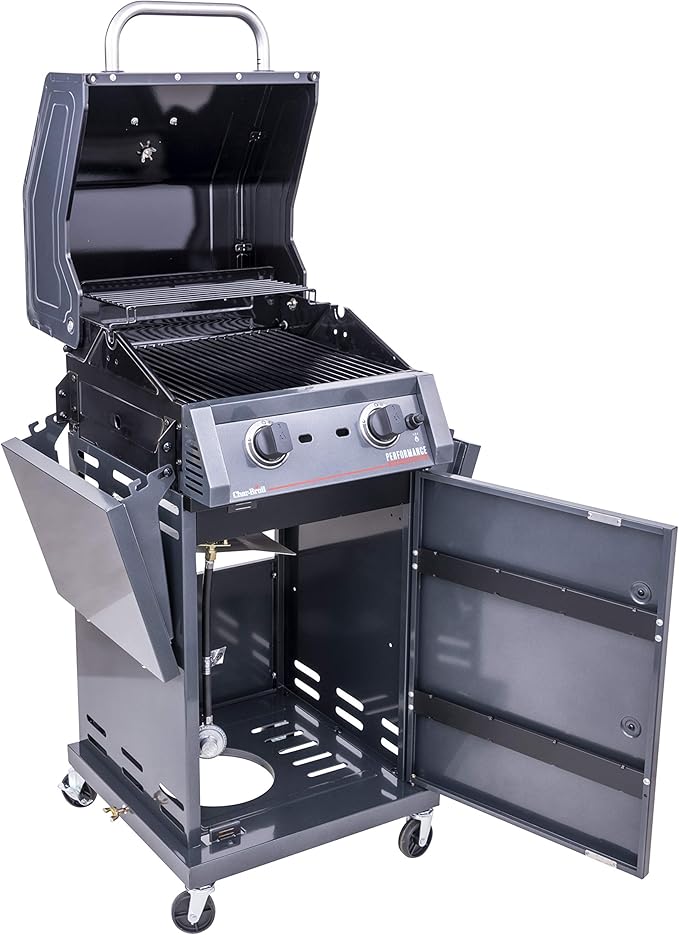 Char-Broil® Performance Series™ Amplifire™ Infrared Cooking Technology 2-Burner Cabinet Propane Gas Stainless Steel Grill - 463655621