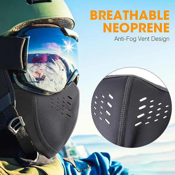 WTACTFUL Breathable Warmer Balaclava Ski Mask Windproof for Cold Weather Winter Skiing Snowboarding Snowmobile Motorcycle