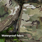 PETAC GEAR 4 PCS Tactical Modular Packing Cubes with Waterproof Material, Large Capacity Storage Bag, Easy Clean Outdoor Travel Organize Storage Pouches Bags (MC)