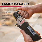 SABRE Frontiersman MAX Bear Spray – 40 ft Range, Maximum Strength, The Only EPA-Registered Spray for Bears & Mountain Lions, 7.9 oz, Glow Safety Clip, Outdoor Hiking & Camping Protection