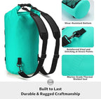 STOVER 5/10/25/30/40/55L Waterproof Backpack- Floating Dry Bag for Kayaking, Travel, Beach, Hiking, & Camping, Men/Women