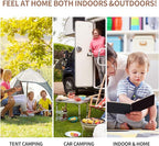 Memory Foam Camping Mattress Pad, Portable Sleeping Pad Roll Up Travel Mattress Waterproof Foldable Floor Cot Mattress Guest Bed for Sleepover