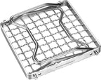 CAMPINGMOON Portable Folding Camping Campfire Grill over Fire Split Stoves 304 Stainless Steel (Grid wire (MS-1011))