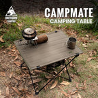 ONETIGRIS CAMPMATE Camping Table Foldable, Lightweight Portable Table Sturdy & Quick Setup, Holds Up to 66 lbs, Perfect for Camping, Hiking, Backpacking, Picnic, Beach, Travel