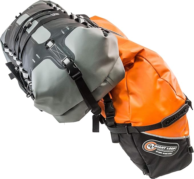 Giant Loop Tillamook Dry Bag, Waterproof Motorbike Luggage, Ideal for Fly and Ride Trips, 48-Liters Storage, Fits Any Large Motorcycle, UTVs, ATVs & Overlander