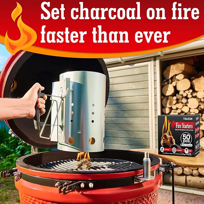 All Natural Wood Fire Starters: Fireplace Camping Charcoal Starter Grill BBQ Chimney Wood Stove Campfires Fire Pit. Fatwood Sticks. Camp Firestarter, Fire Tools. Fire Starter Outdoor/Indoor/Travel