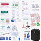 Carlebben EMT Pouch MOLLE Ifak Pouch Tactical MOLLE Medical First Aid Kit Utility Pouch (With Medical Supplies)