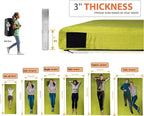 3 Inch GAIALOOP Thick Memory Foam Camping Mattress Sleeping Pad [Car/Tent/Cot] Glamping Portable Floor Mat Roll Up Futon Mattress for Guests Sleepover