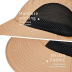 Sun Hat for Men Women with Neck Flap,UPF 50+ UV Protective Hiking Fishing Hats,Wide Brim Sun Hat for Women&Men