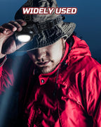 Lichamp Camping Headlamp Flashlight 8 Pack, Outdoor Super Bright COB Head Lamp Gear for Running, Reading, Hiking, Walking, Climbing, Fishing, Hunting, Jogging, Headlight Multipack for Adults, Kids