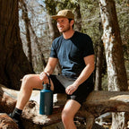 Insulated Water Bottle 64oz,Triple Wall Vacuum Stainless Steel(Dishwasher Safe),Leak Proof & Non-BPA,Flask Jug with Paracord Handle & Straw Spout Lids Sports Green