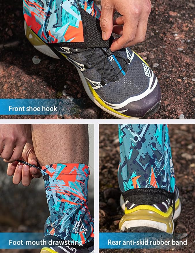 Trail Gaiters Low Shoes Gators for Hiking Boots Breathable Boots Gators for Running