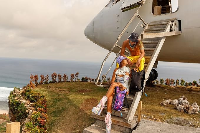 Vibe Festival Gear Hydration Pack Backpack with 2L Water Bladder for Women, Men, Teens, Kids - Hydropack Hydro Sports, Outdoor, Running, Camping, Hiking, Festivals, Raves