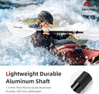 Abahub Kayak Paddle, 90.5 Inches Kayaking Oars for Boating, Canoeing with Free Paddle Leash, Aluminum Alloy Shaft Black/Blue/Green/Orange/Yellow Plastic Blades