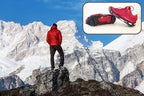 Ice Snow Traction Cleats - Lightweight Crampon Cleats for Walking on Snow & Ice - Anti Slip Grippers Fasten Quickly & Easily Over Footwear - Protable Grips for Shoes and Boots
