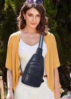 Sling Bag Crossbody Bags for Women Small Cross Body Bag Fanny Packs Chest Sling Purse for Daily Travel Leisure Sport