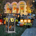 Halloween Decorations Outdoor,Halloween Hanging Decorations,Solar Lantern,Decor for Home Outside Porch Garden Yard Lawn Party Decorations