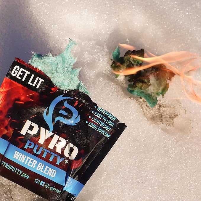 Phone Skope Pyro Putty: Waterproof Survival Fire Starter for Emergency Preparedness, Fire Starters for Campfires - Survival Gear and Supplies