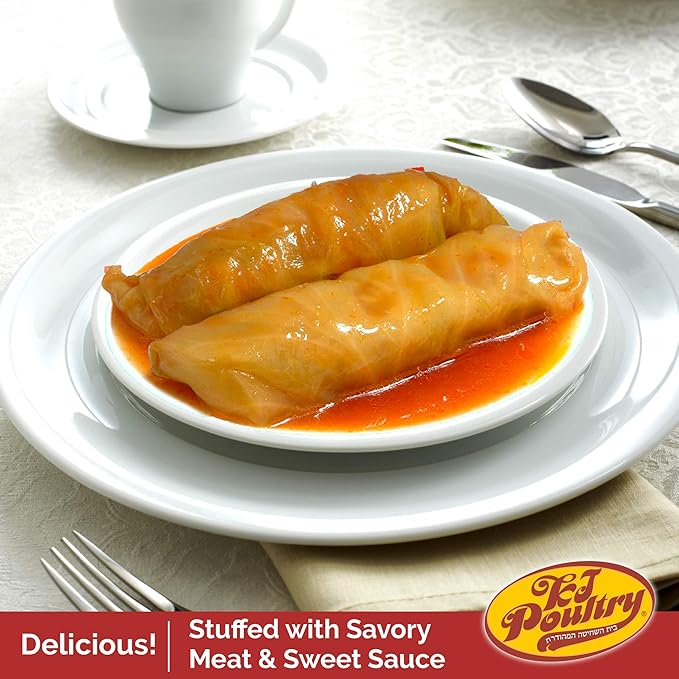 KJ Poultry Kosher Ready Meals - Beef Variety (4 Pack) Prepared Entree Fully Cooked, Shelf Stable Microwave Dinner Travel, Military, Camping, Emergency Survival Protein Food Supply Kit