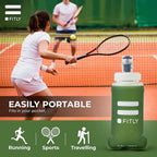 Soft Flask - Shrink As You Drink Soft Water Bottle for Hydration Pack - Folding Water Bottle Ideal for Running, Hiking, Cycling, Climbing & Rigorous Activity