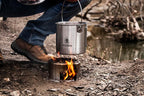 The Pathfinder School Stainless Steel Pot and Pan Stove