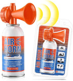 1 Pack Large Air Horn for Safety 3.5oz, 122dB Very Loud Marine Air Horn for Boat, Coast Guard Approved, Great for Boat & Marine Safety, Sporting Events, Travels, Hiking (Orange)
