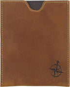 WANDERINGS Leather Passport Holder – Travel - Handmade Genuine Leather Wallet with Passport Pocket and Card Slots - RFID Blocking for Security Against Data Theft