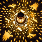 Dinosaur Solar Lanterns Outdoor Waterproof Hanging Solar Lights Dinosaur Gifts for Women Men Metal Decorative LED Dinosaur Lanterns for Garden Decor,Yard,Patio,Lawn,Tabletop,Pathway,Landscape