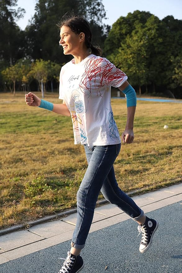 Adhesive Bandages 5cm x 4.5m, 12 Pack Self Adhesive Bandages *Bandages for First Aid, Sports Protection and Wrists, Ankle Sprains, and * (Blend) (Mix)