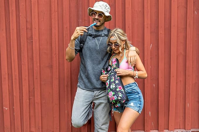 Vibe Festival Gear Hydration Pack Backpack with 2L Water Bladder for Women, Men, Teens, Kids - Hydropack Hydro Sports, Outdoor, Running, Camping, Hiking, Festivals, Raves