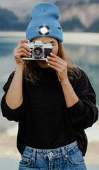 ATNKE LED Lighted Beanie Hat,USB Rechargeable 4 LED Running Headlamp Bright Cap with The Light Gifts for Men and Women