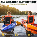 Waterproof Backpack Dry Bag 35L/55L/85L – Heavy Duty Roll-Top Hiking Backpack Sack Keeps Gear Dry for Travel, Kayaking, Boating, Camping, Rafting and Fishing